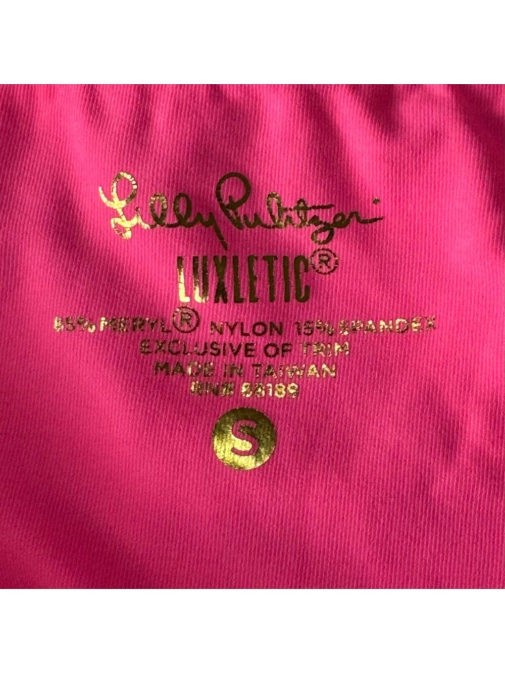 LILLY PULITZER Luxletic Skort Womens S Pink Blue Coral Ruffle Tennis Pickleball - Picture 6 of 10